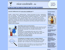 Tablet Screenshot of nice-cocktails.de
